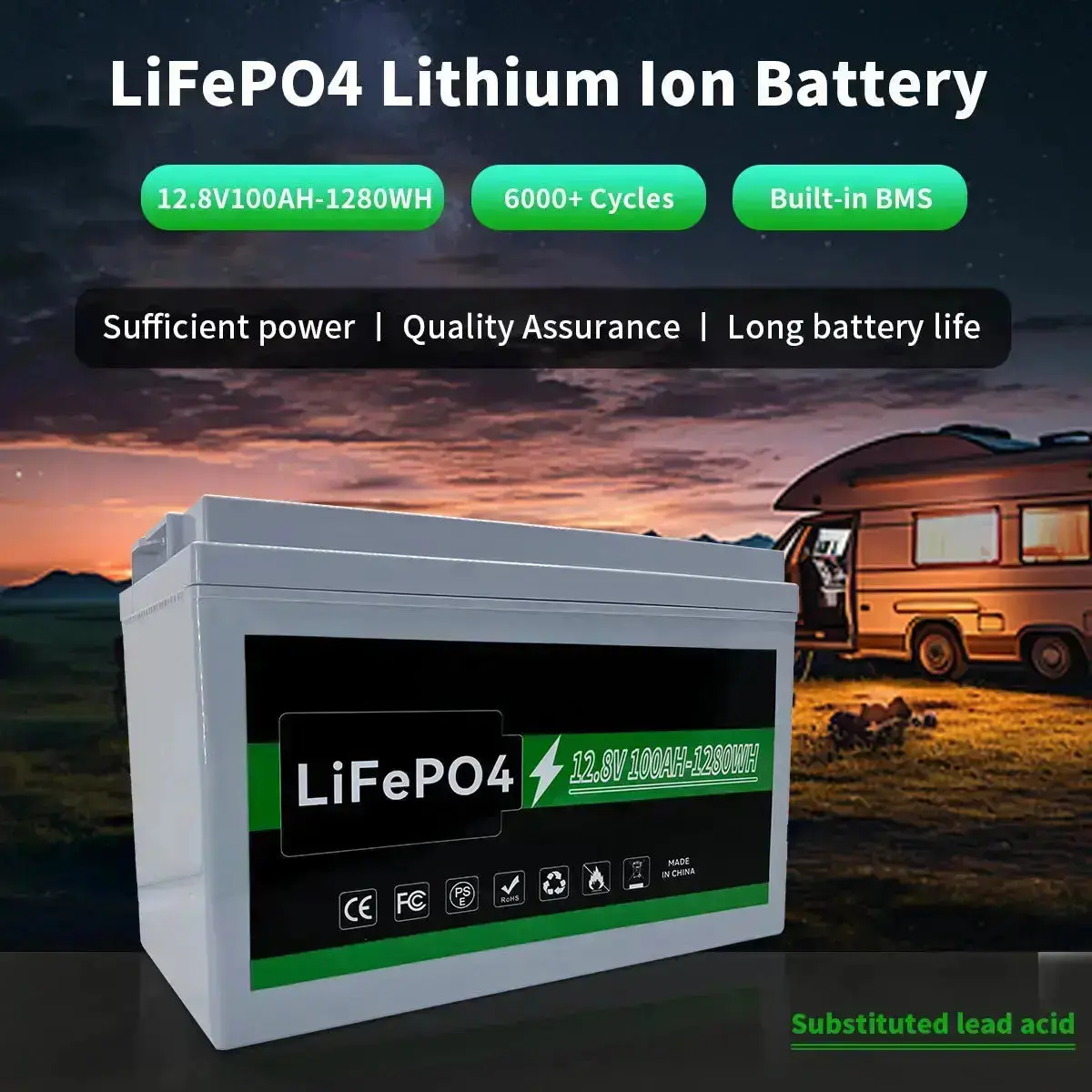 12.8V 100AH 150Ah 200Ah Edit Customized Lithium Ion Phasphoate Battery Pack - Image 3