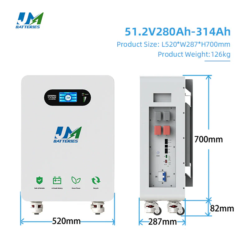 JM Solar Battery Price 15kWh 48v 300ah Lifepo4 Battery China - Image 2