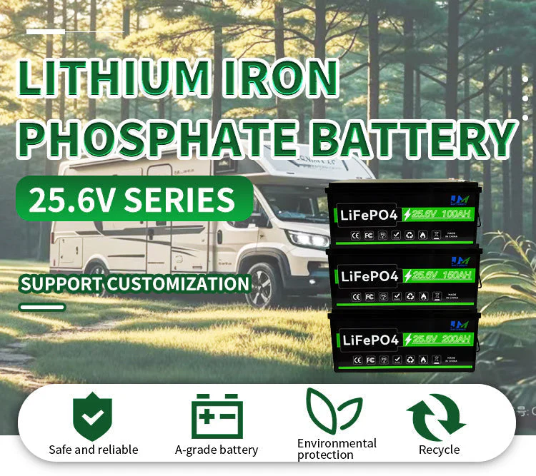 JM 24v lithium battery aa 25.6V 100Ah Lifepo4 Battery Pack - Image 2