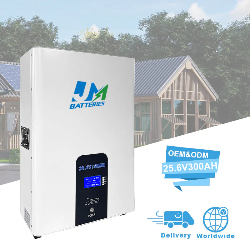 25.6V 100ah 200ah 300ah Powerwall 2.56kwh 5.12kwh 7.68kwh Rechargeable Li-ion Battery for Solar System Storage - Image 6