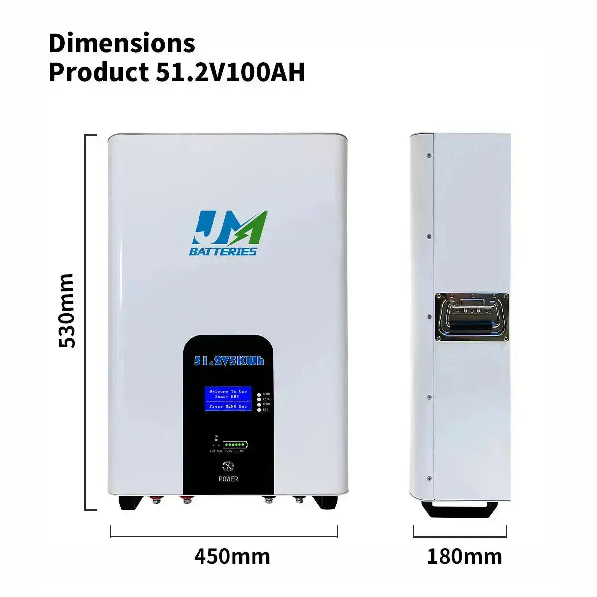 51.2V 100AH 200AH Solar Home Power System Lithium Battery - Image 3