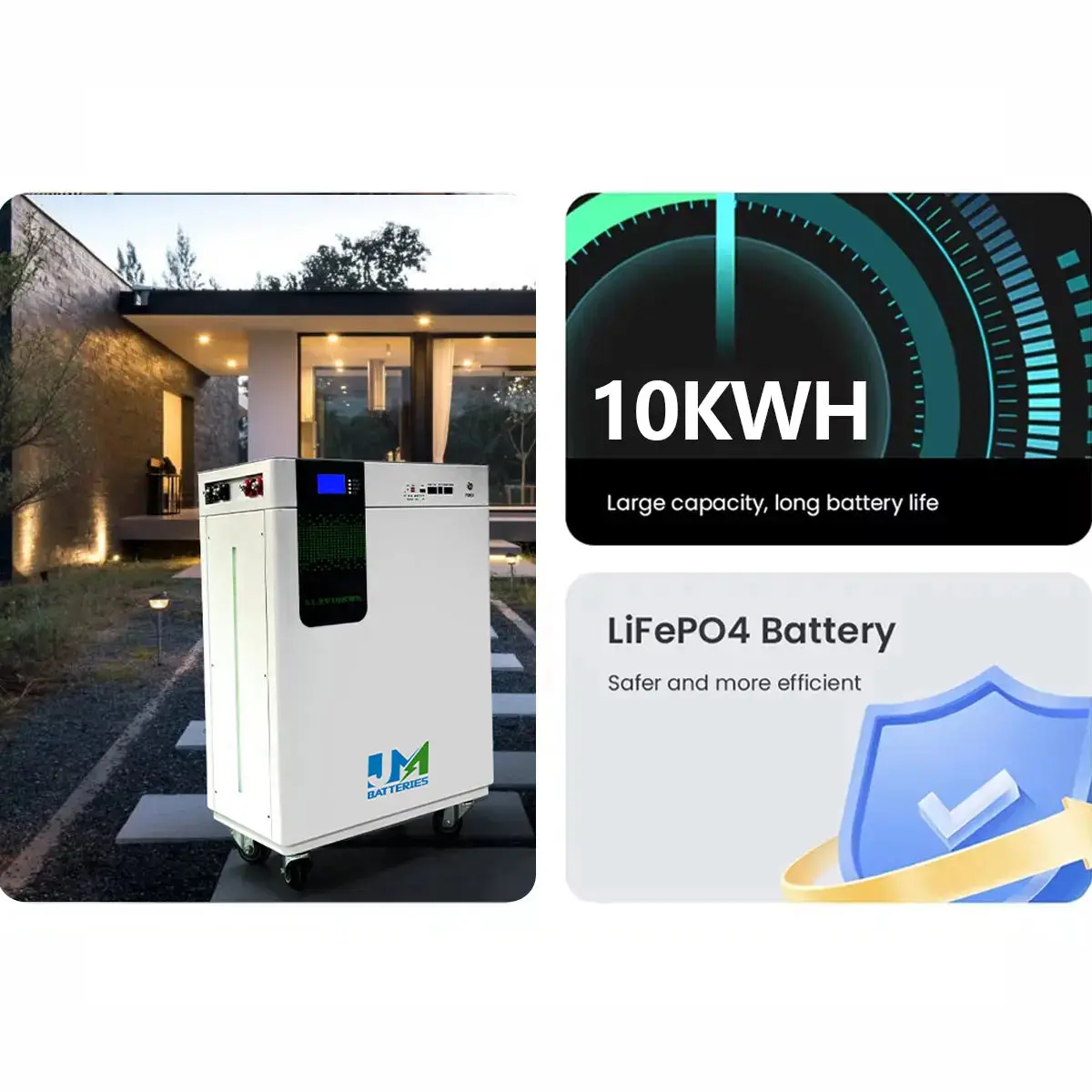 51.2V 200AH 10KW LiFePO4 Battery For Home Solar Storage System - Image 3
