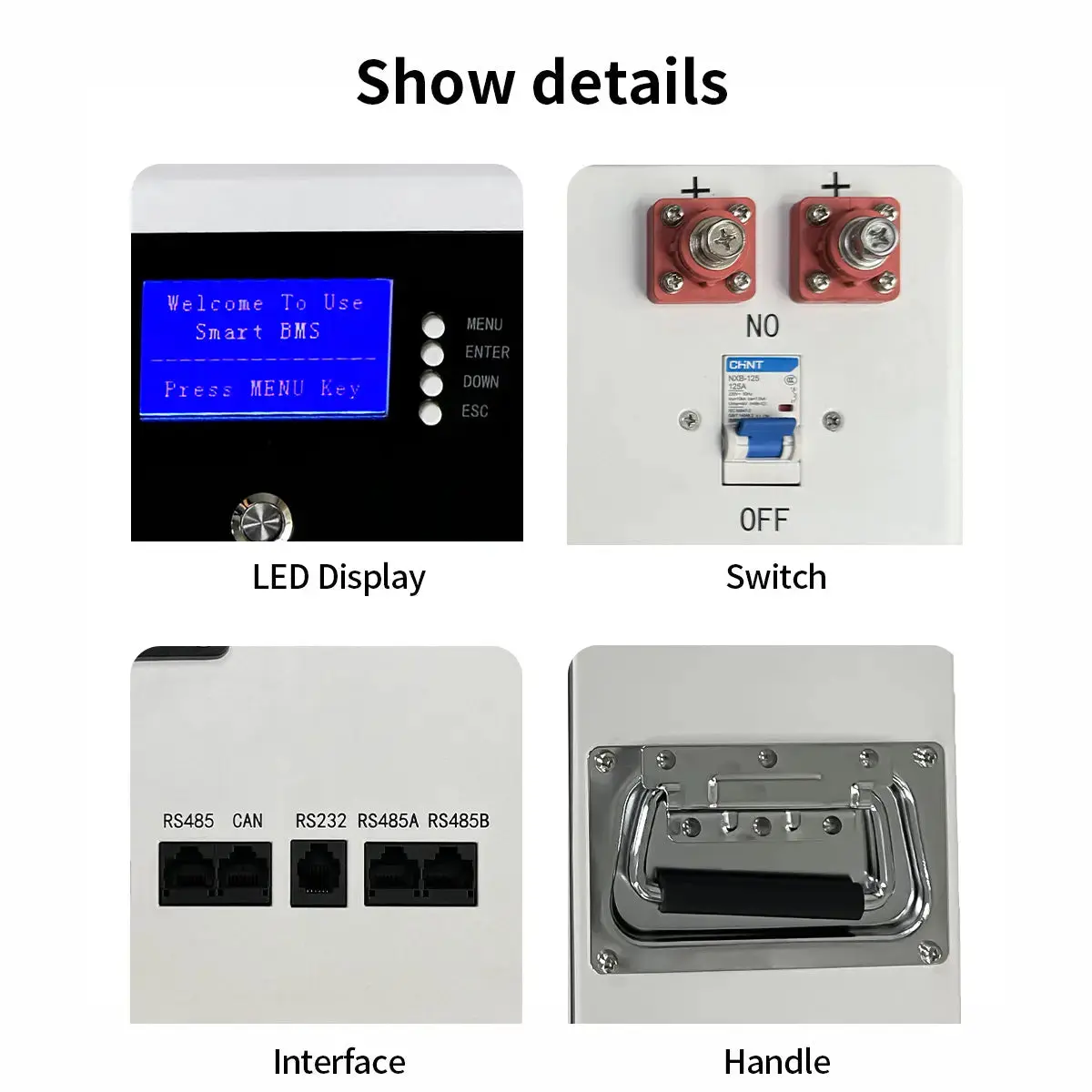 51.2V 200AH 10KWH Wall Mounted Lithium Battery - Image 4