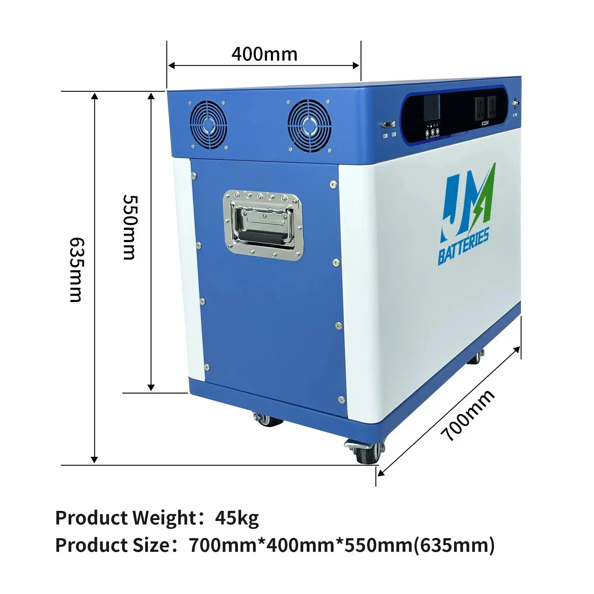 25.6V 150Ah 3.8Kwh Lithium Ion Battery Portable Power Station Battery Pack - Image 3