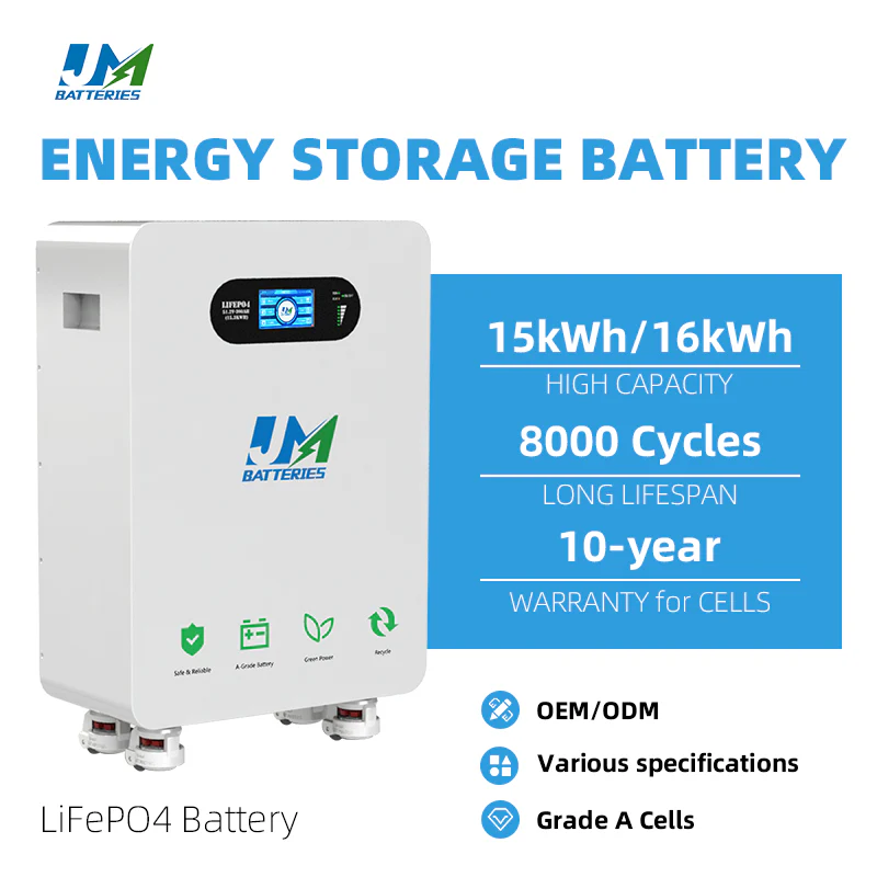 JM Batterie Lithium Lifepo4 48v 300ah Manufacturer
