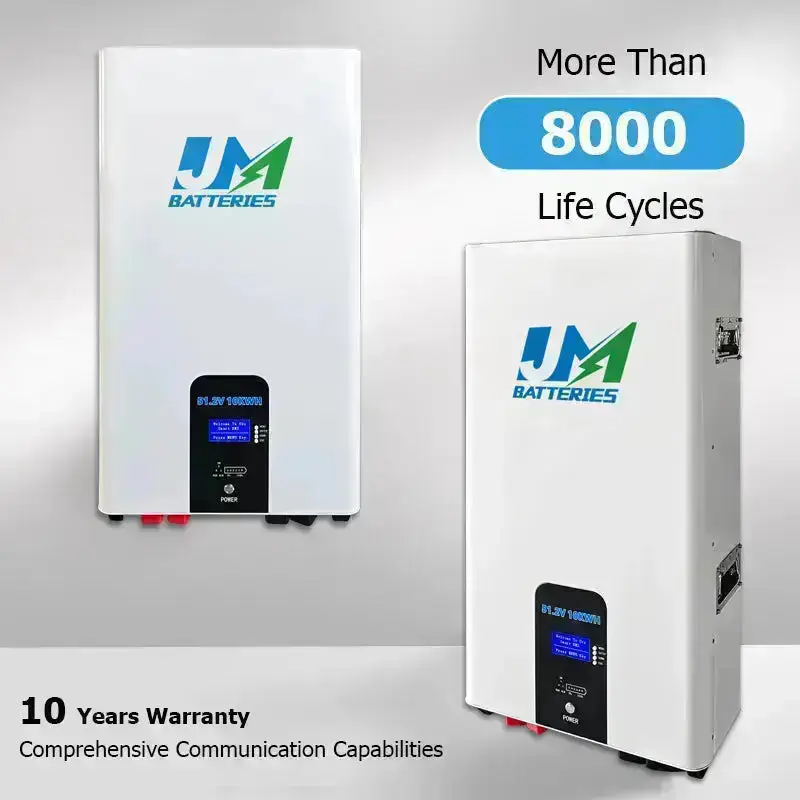 JM Wall-Mounted 51.2V 200AH 100AH 150AH Lithium Battery Ultimate Energy Solution - Image 2