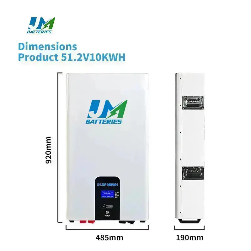 JM Wall-Mounted 51.2V 200AH 100AH 150AH Lithium Battery Ultimate Energy Solution - Image 6