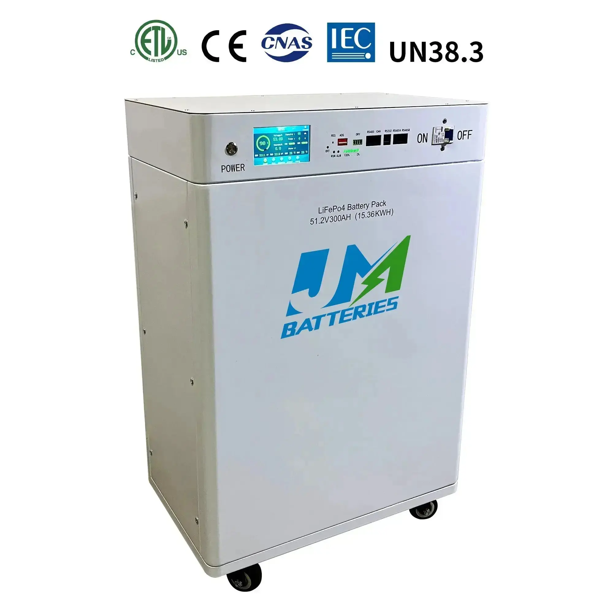 Mobile solar cells battery 51.2V 300AH Compact Floor Mounted Solar Generator - Image 4