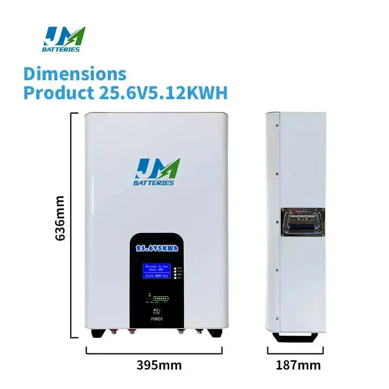 High Energy efficient wall mounted battery 25.6V 200AH long life battery - Image 2