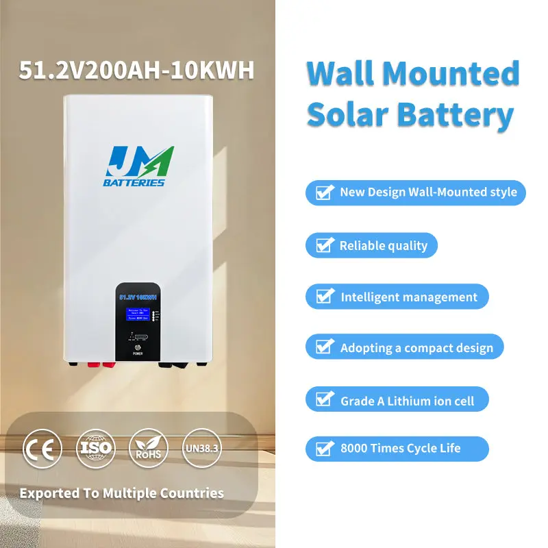 Home Energy Independence with JM 51.2V 200ah 5kWh LiFePO4 PowerWall Battery Revolutionary