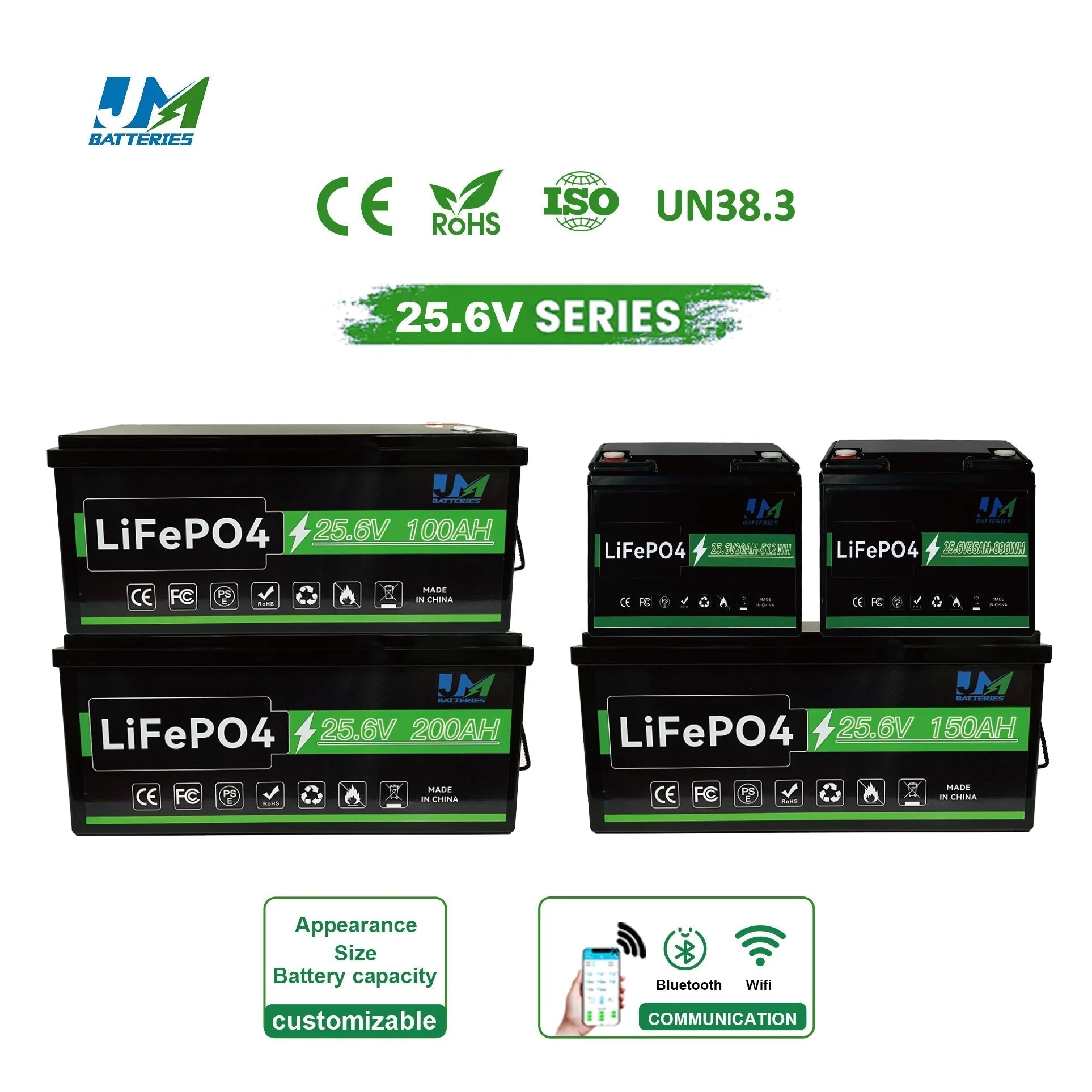 JM 12v 24V lithium car battery 100ah200ah lithium battery batteries - Image 4
