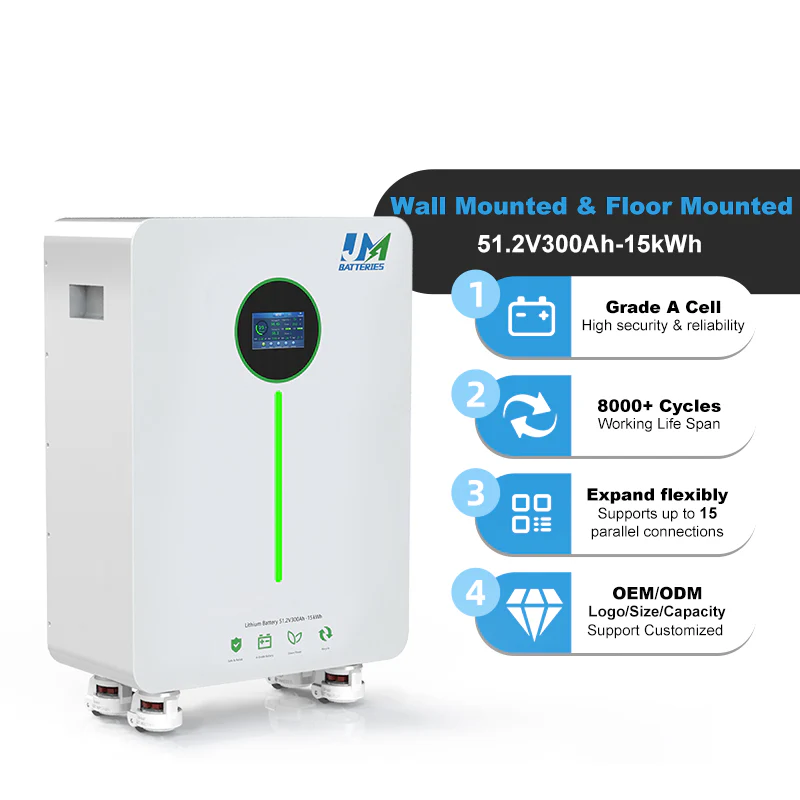 JM 15 kWh 48V 300ah Solar Home Battery Energy Storage System