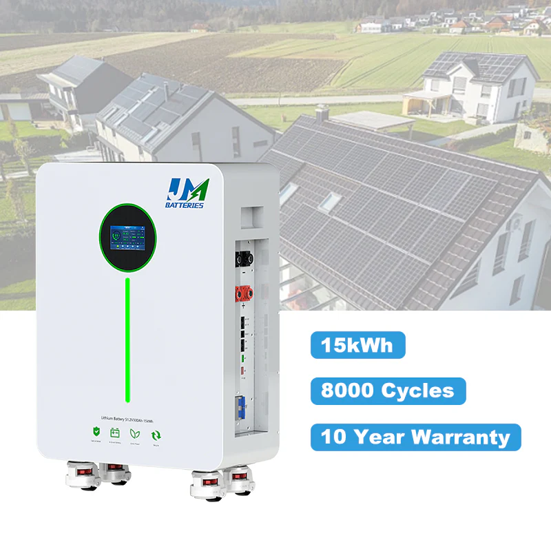 JM 15kwh Lithium LIfepo4 Solar Battery System for Home