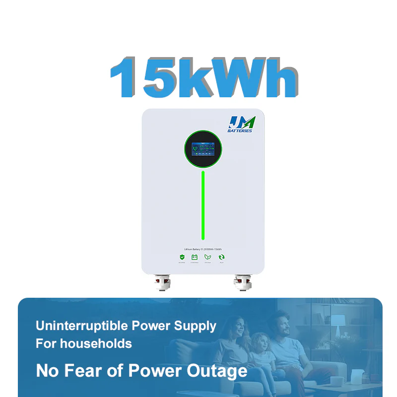 JM 15kwh Solar Battery Storage with 48V 300ah Lifepo4 Lithium Pack