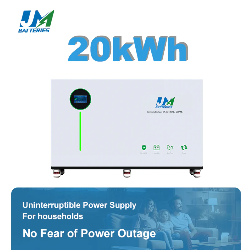 JM 20kwh Battery Lithium Battery 48V 400ah Lifepo4 for Home Use