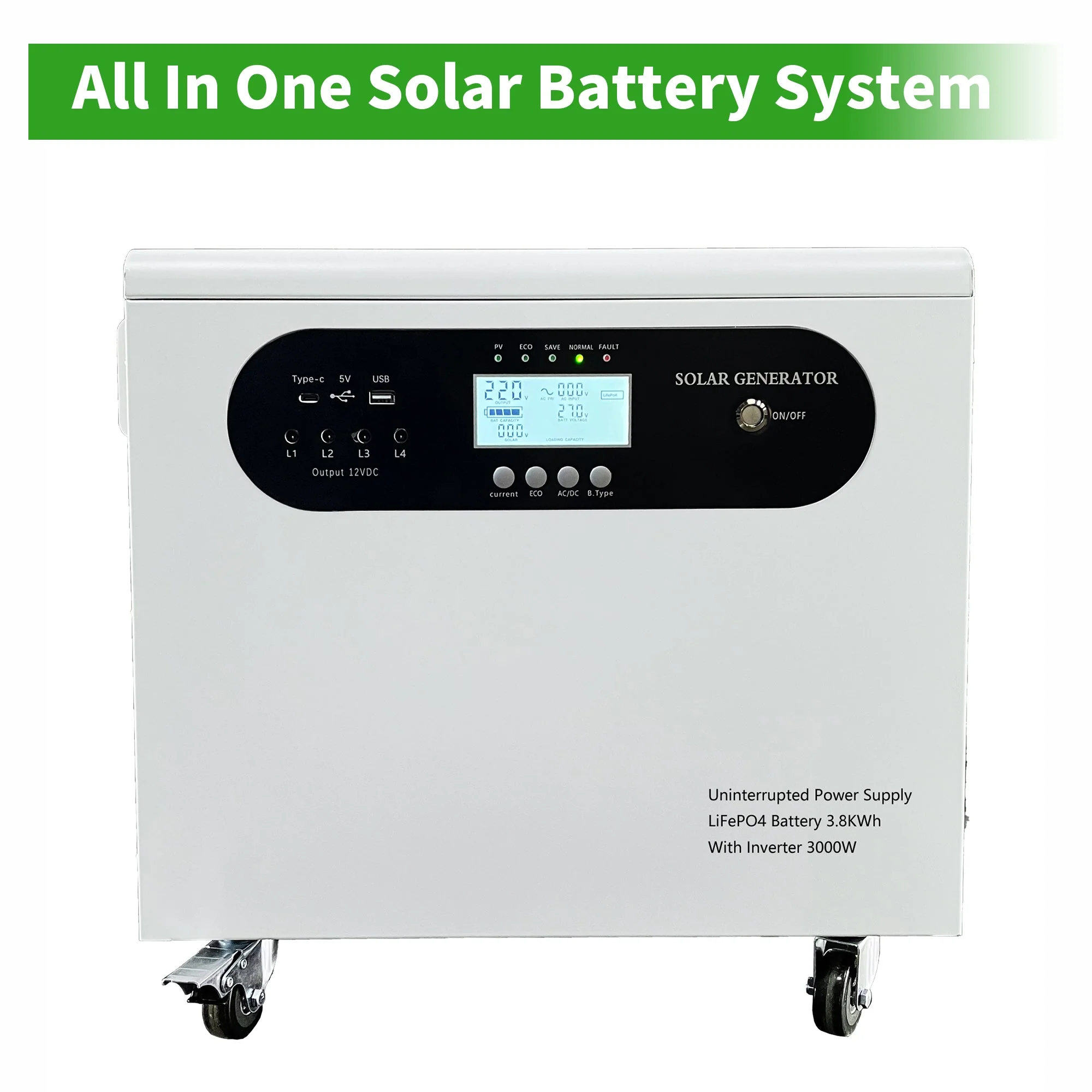 JM 25.6v 100ah 150ah solar battery lithium ion battery all-in-one solar battery systems - Image 2