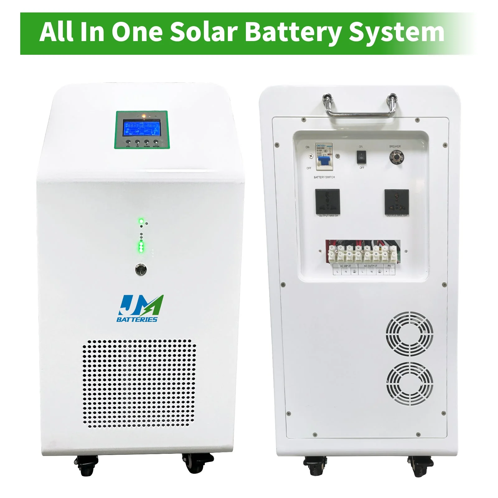 JM 48v Lithium Ion Battery 100ah 200ah 300ah Solar Battery and Power Inverter - Image 3