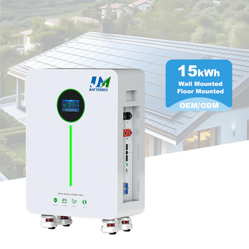 JM 51.2V 300ah Battery Lithium 15kWh Home Solar and Battery Systems