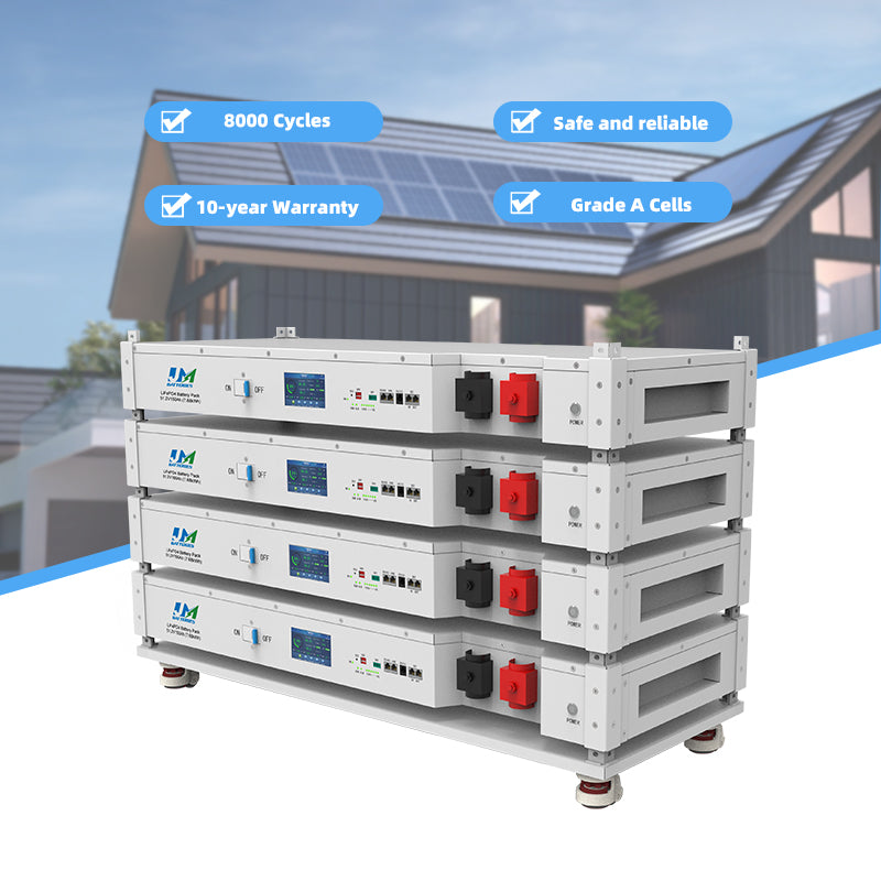 JM Battery Pack Supplier 48V 51.2V 5Kwh 7Kwh 10Kwh Lithium Lifepo4 Battery For Energy Storage Solutions
