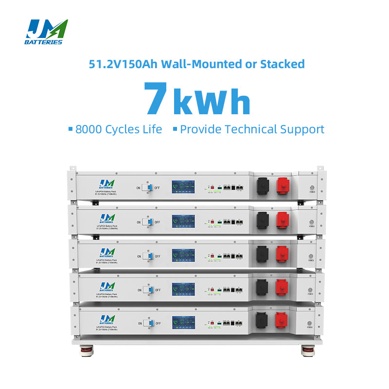 JM Customized Manufacturer 48V 150Ah 7Kwh-100Kwh Lithium ion Battery Pack With Solar Home BMS System - Image 4