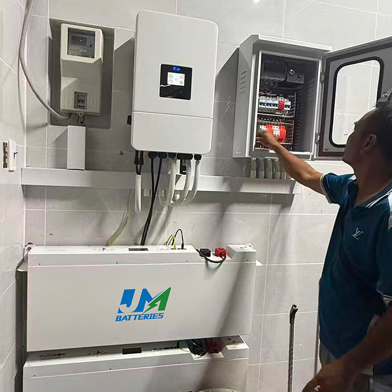 JM Customized Manufacturer 48V 150Ah 7Kwh-100Kwh Lithium ion Battery Pack With Solar Home BMS System - Image 7