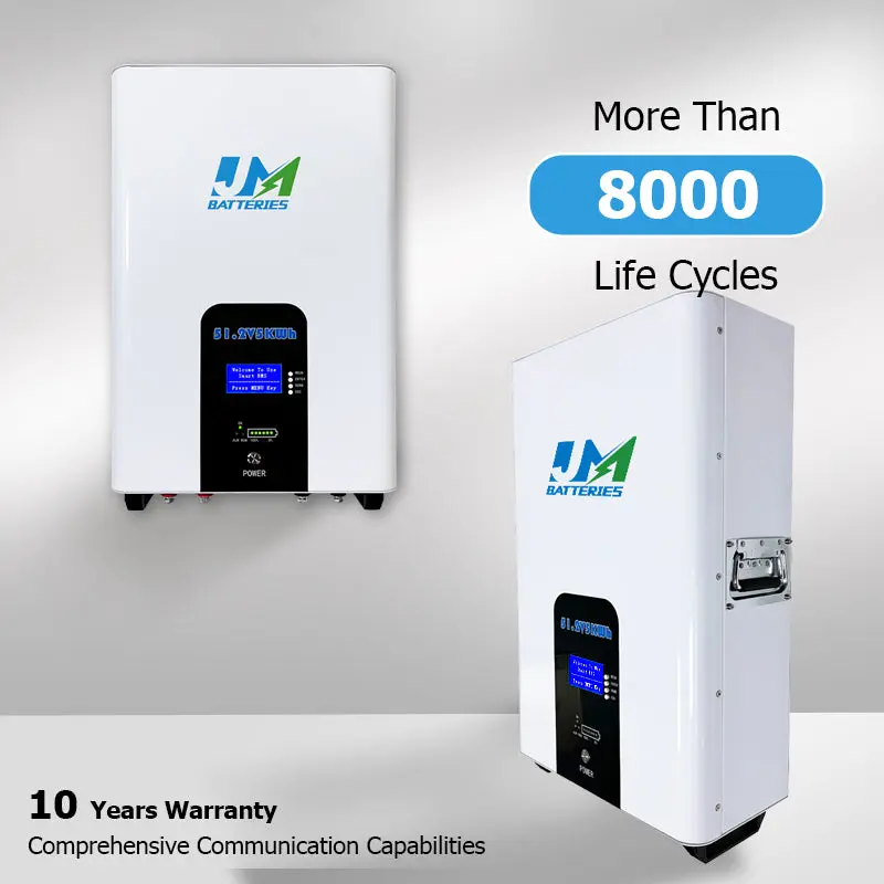 JM 48V 51.2V 100AH 200AH 5.12KWH 10KW Power Wall LiFePO4 Lithium Deep Cycle Battery Built-in 100A BMS Power Wall Solution Home Energy Backup - Image 3
