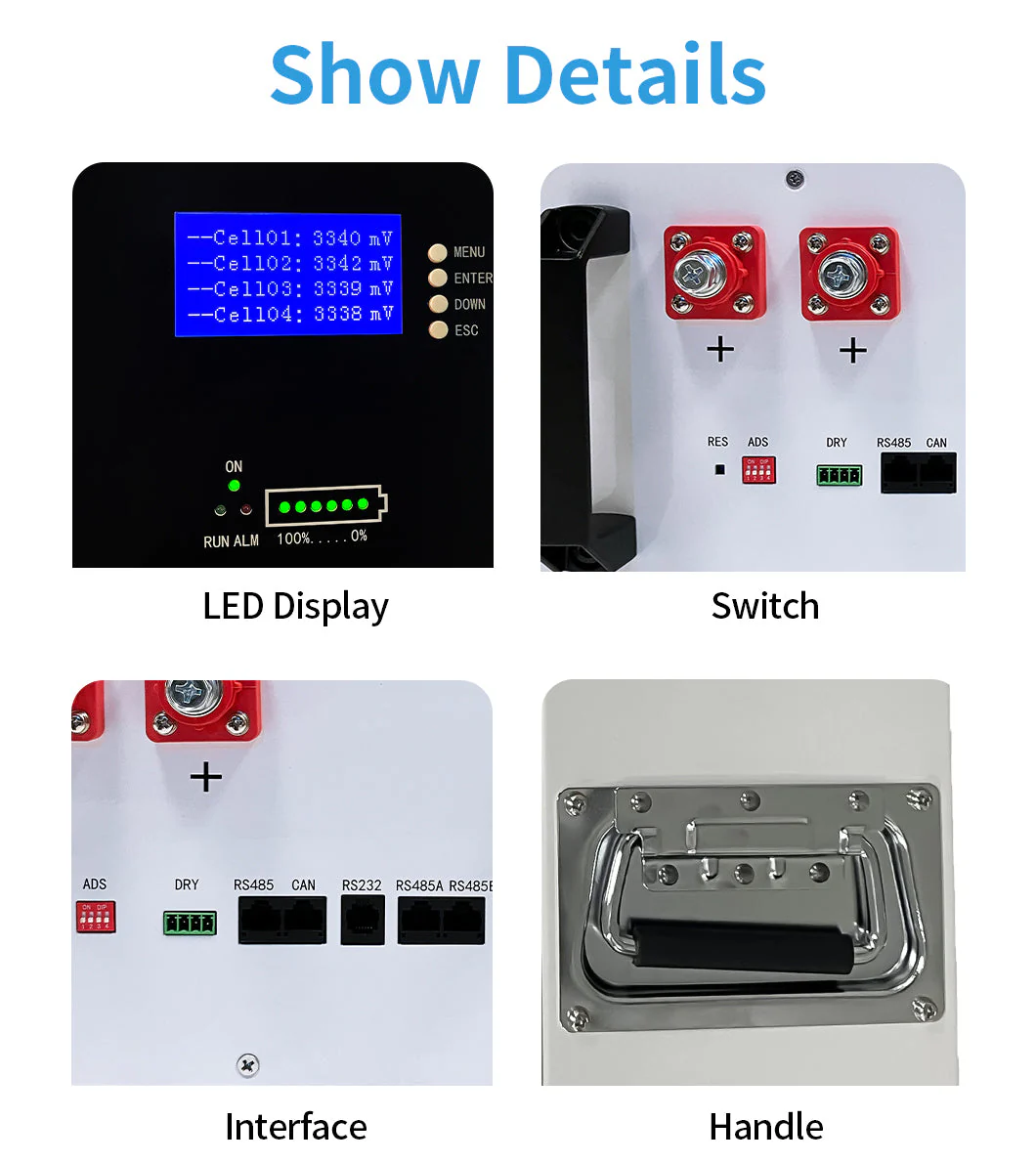Jm Exported Good Quality 6000 Cycles Wall Mounted LiFePO4 Home Powerwall Battery 48V 51.2V 100ah 5kwh Power Wall for Household Energy Storage Lithium Battery - Image 4