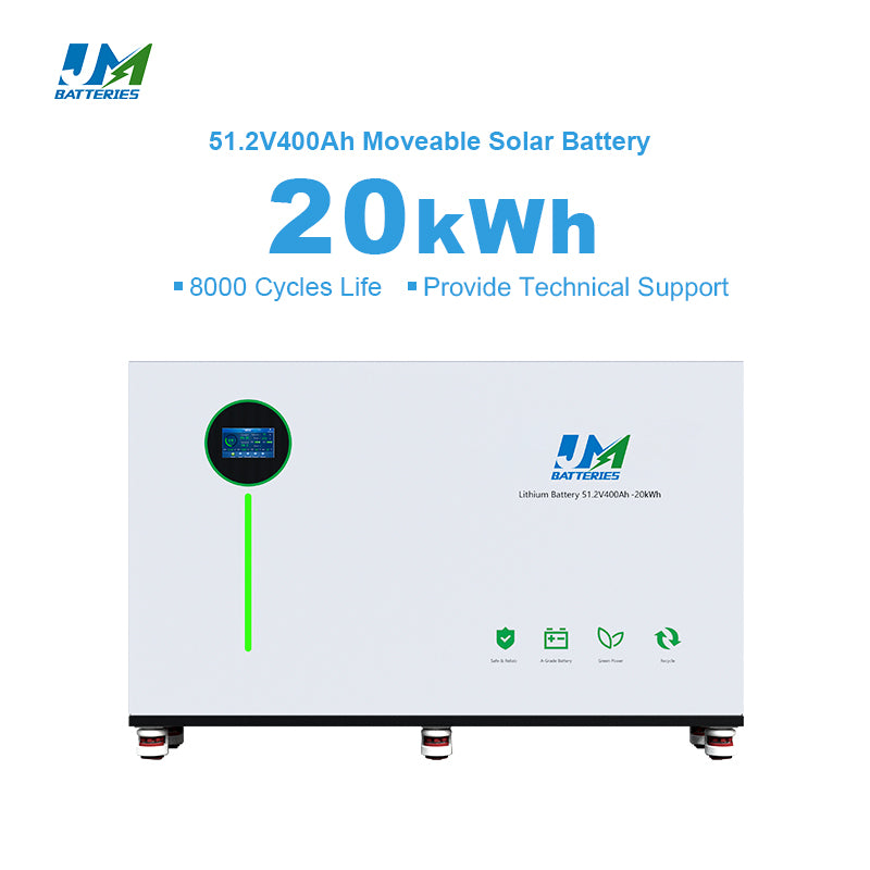 JM Rechargeable Deep Cycle LiFePO4 Lithium Battery 48 Volt 400Ah 20kWh for Solar Panel Off Grid Energy Storage - Image 5