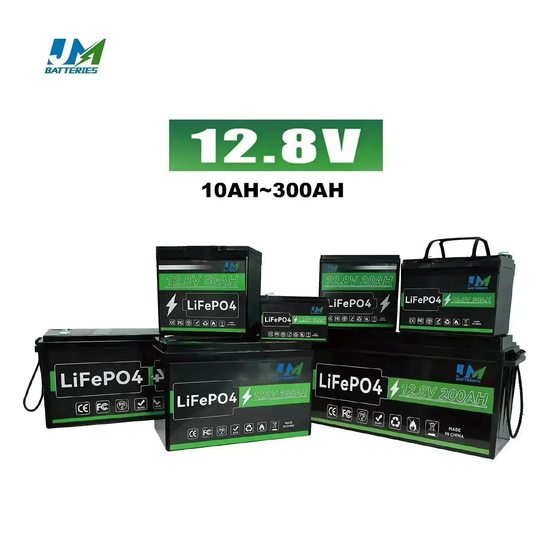 JM 12.8v 100ah 200ah 300ah New Lithium Batteries High Performance And Endurance Battery - Image 2