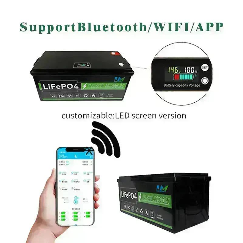 JM 12.8v 100ah 200ah 300ah New Lithium Batteries High Performance And Endurance Battery - Image 12