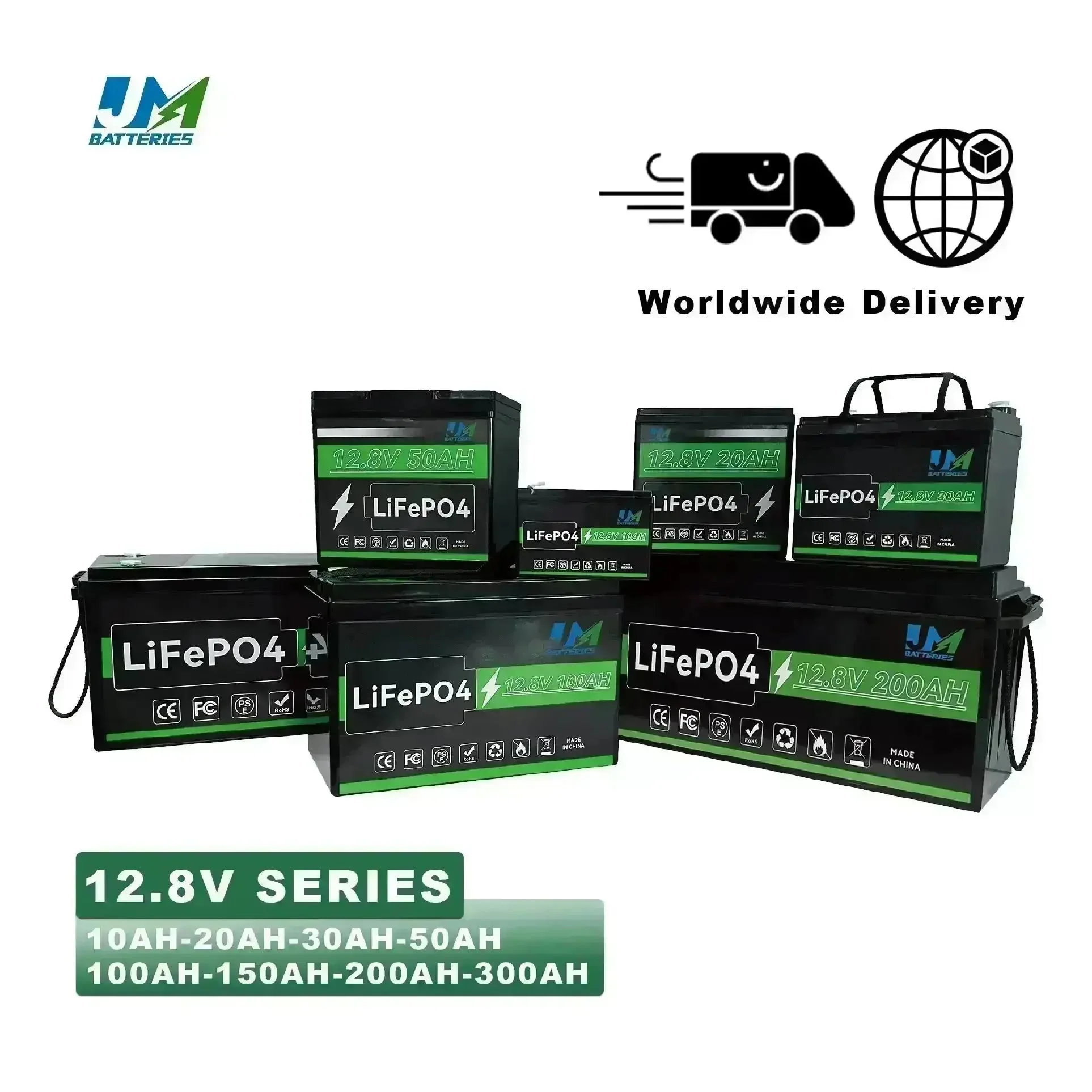 JM 12.8v 100ah 200ah 300ah New Lithium Batteries High Performance And Endurance Battery - Image 3