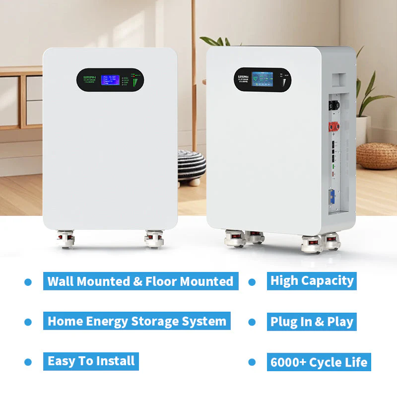 JM Li-ion Wall-Mounted 300Ah Lithium Solar Battery 15kWh Floor Mounted Lifepo4 Battery Mobile 51.2V Home Energy Storage System
