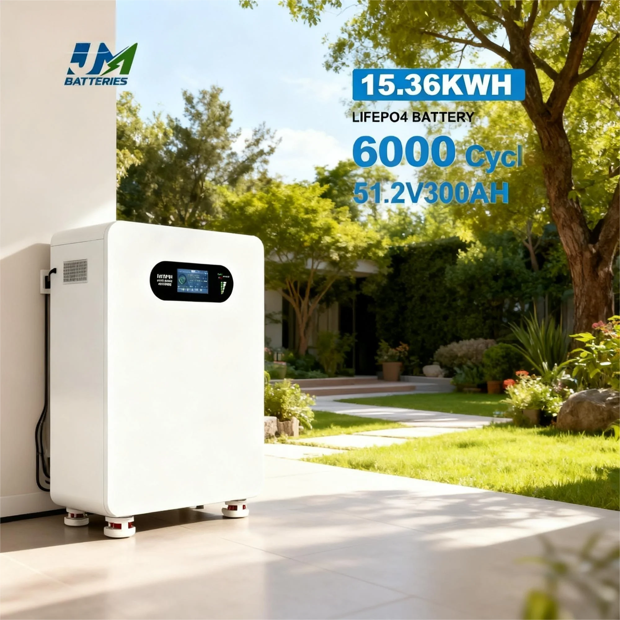 JM 6000cycles 48V lithium ion solar battery 300ah 314ah lithium battery and home energy storage
