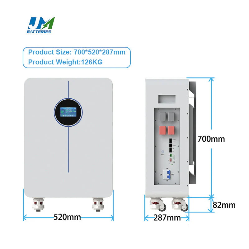 Energy Storage Battery with LCD Display Solar Power Movable Lithium Ion 48V 51.2V 300ah Battery Pack - Image 5
