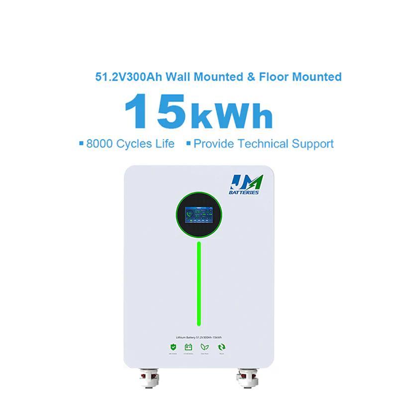 JM Lifepo4 15kWh Battery 48V 300ah Energy Storage Systems for Homes