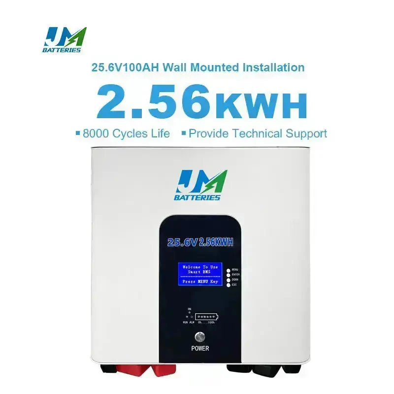 Wall Mounted 25.6V 100ah Battery High performance lithium iron phosphate battery Lithium Battery