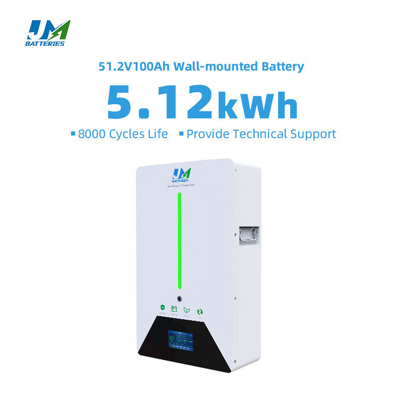 JM Supplier Wall Mounted 5kwh 48V 100ah li ion battery With Wiwf Bluetooth And BMS System