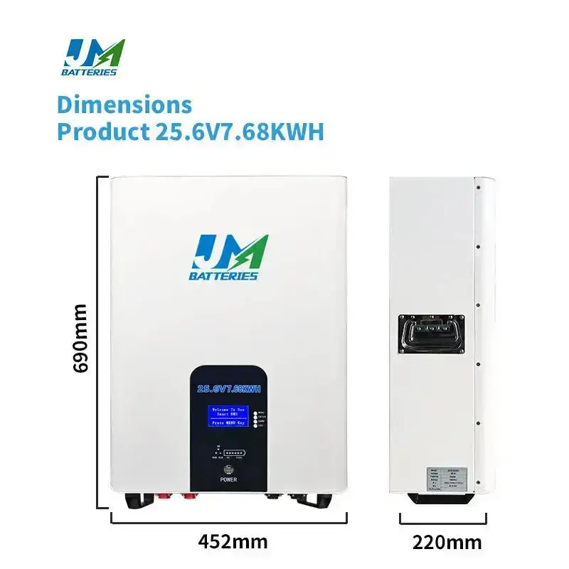 High efficiency wall mounted battery 25.6V 300AH - Image 7