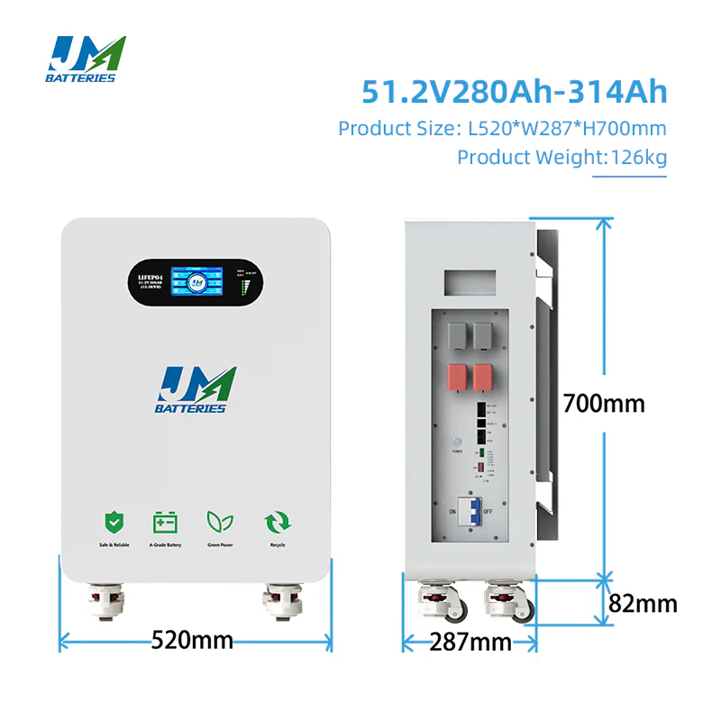 JM CE Certified Manufacturer 15kWh 16kWh Battery Home Energy Storage Battery System - Image 2