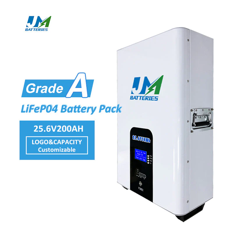 Space-Saving Wall-Mounted 24V 200Ah Lithium Battery - Free Bluetooth Monitor