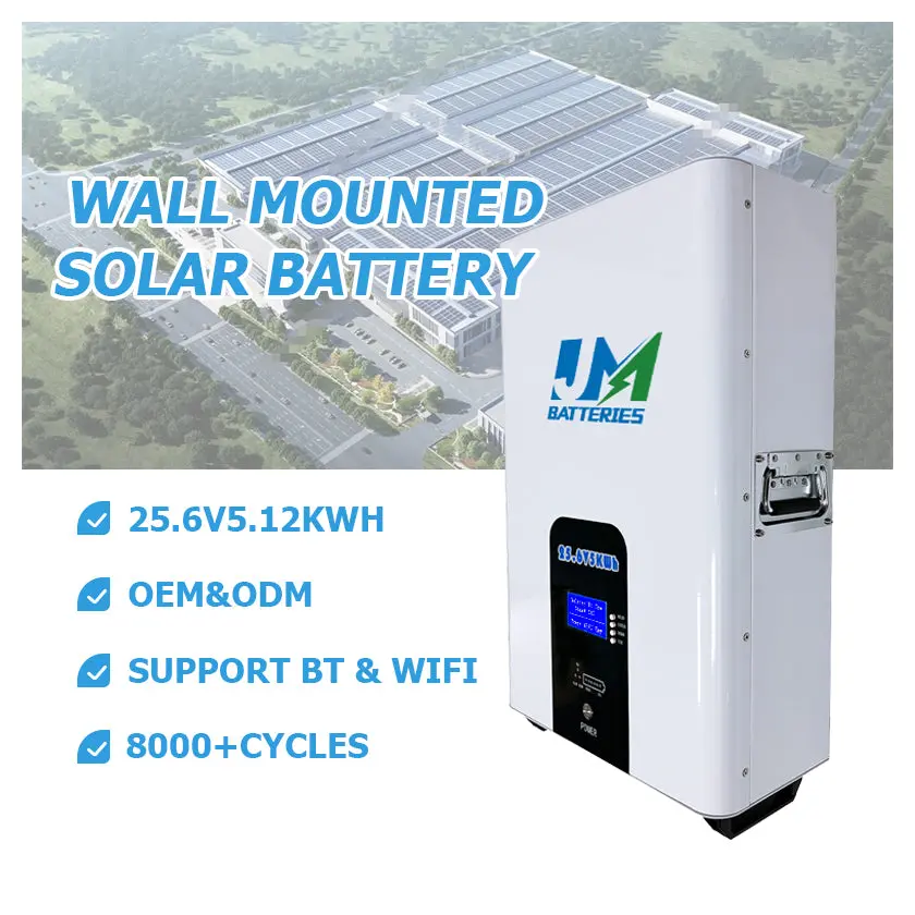 Power Wall LiFePO4 Lithium Battery 25.6V 100AH 200AH 300AH 5.12KWH Deep Cycle Battery Power Wall - Image 2