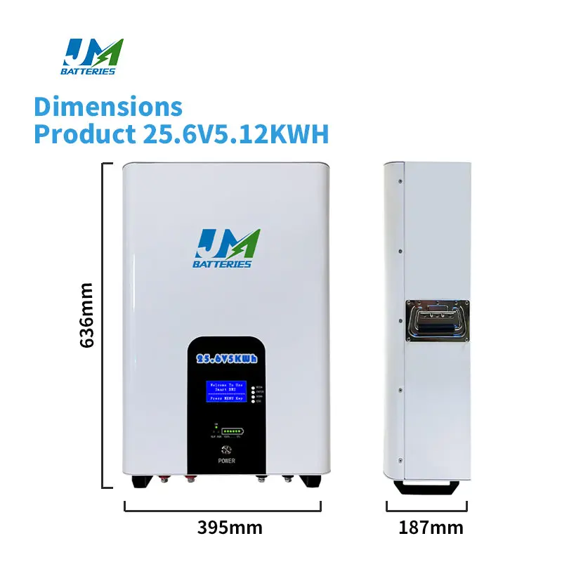 Power Wall LiFePO4 Lithium Battery 25.6V 100AH 200AH 300AH 5.12KWH Deep Cycle Battery Power Wall - Image 9