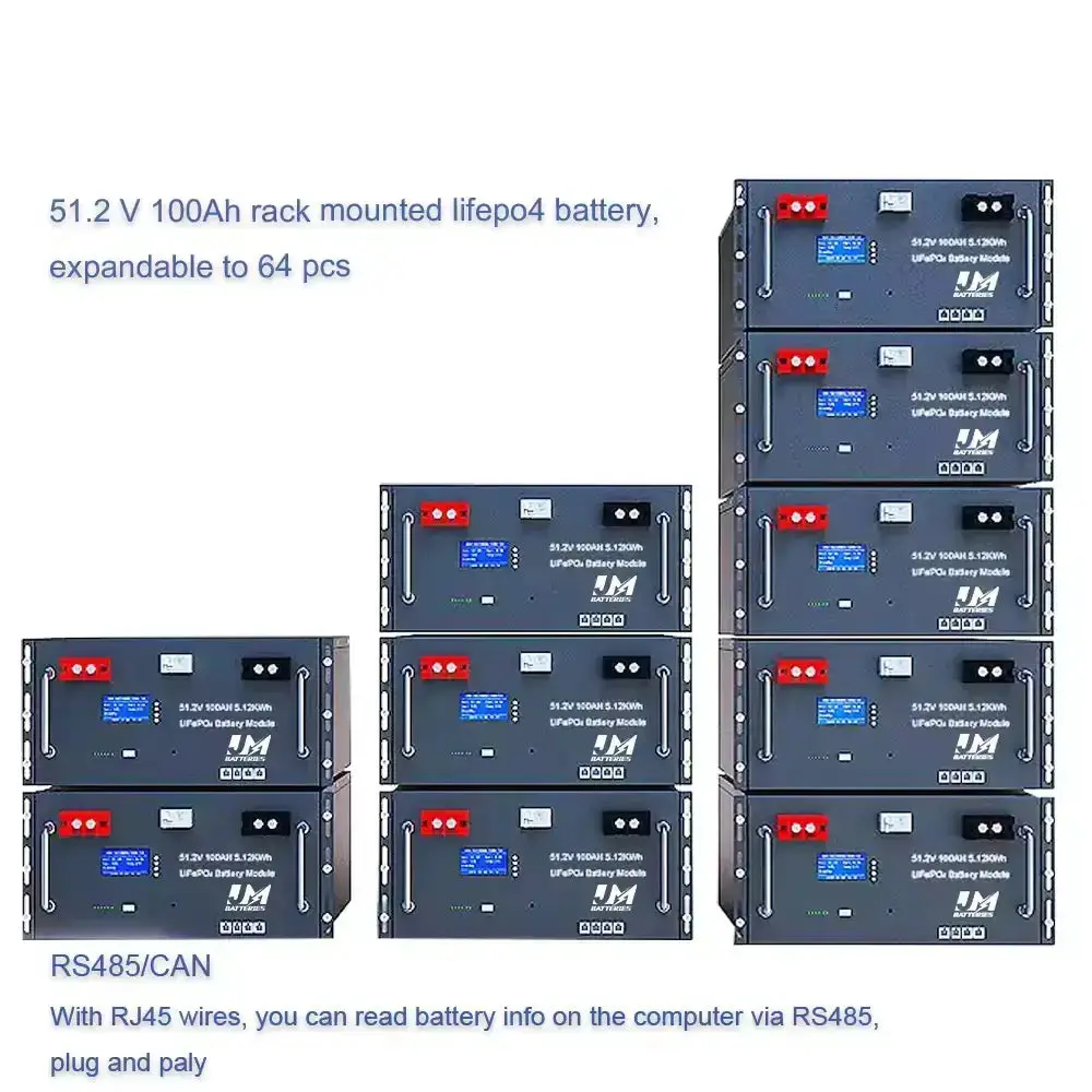 JM New Selected cabinet lithium batteries 51.2V 100ah 200ah provide stable power for data centers - Image 7