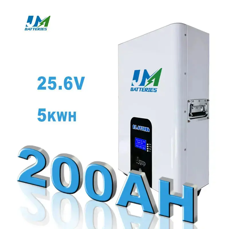 Sleek Wall-Mounted Design 25.6V 100ah 300ah 200Ah Battery for Efficient Energy Storage Battery - Image 5