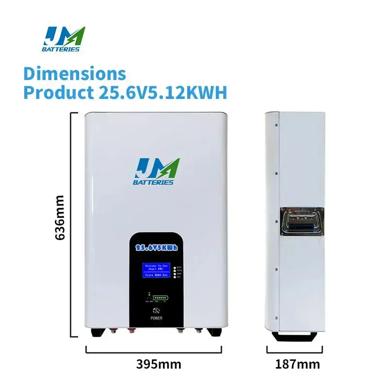 Sleek Wall-Mounted Design 25.6V 100ah 300ah 200Ah Battery for Efficient Energy Storage Battery - Image 6